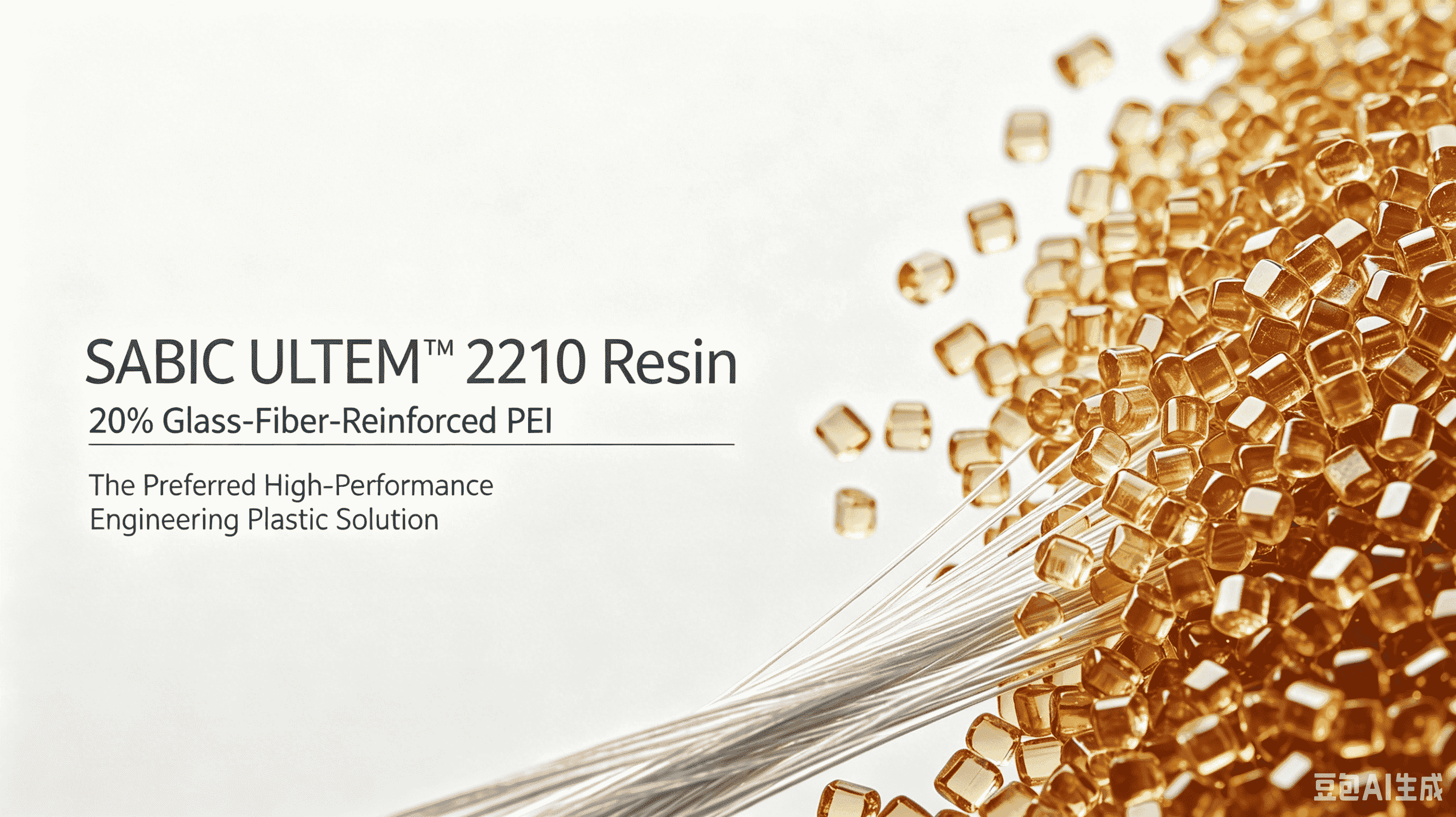 Смола SABIC ULTEM™ 2210: 20% поліетилену, армованого скловолокном – бажане високоефективне рішення для інженерного пластику